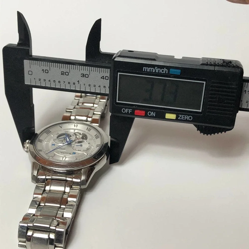 Bulova BVA Automatic Self Winding 21 Jewel  Men Watch Clear Exhibition Caseback_11